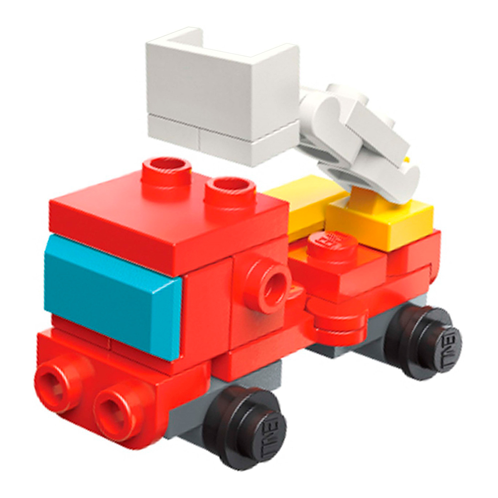 картинка Конструктор 7045865 Qman Транспорт, 10 видов, пластик 