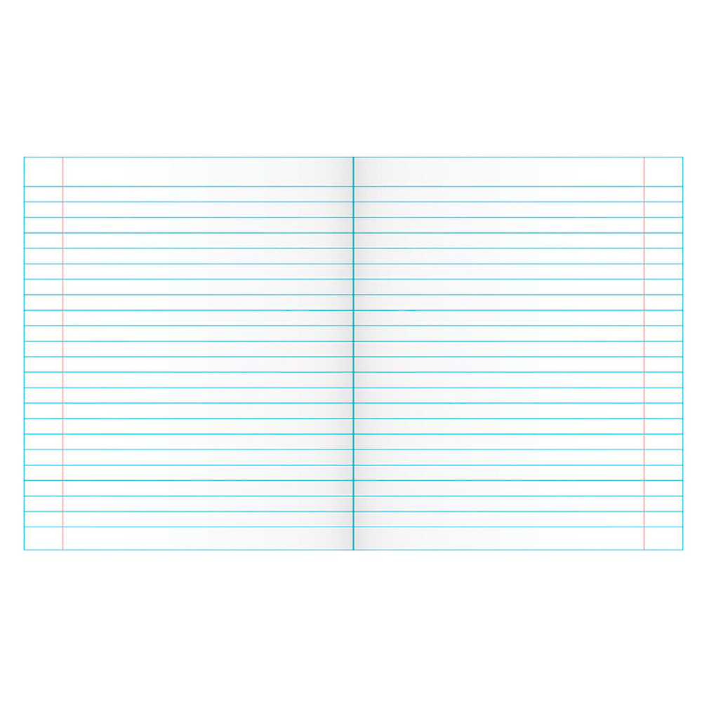 Тетрадь ПЗБМ 19889 18 листов, линия, зеленая, 1 шт