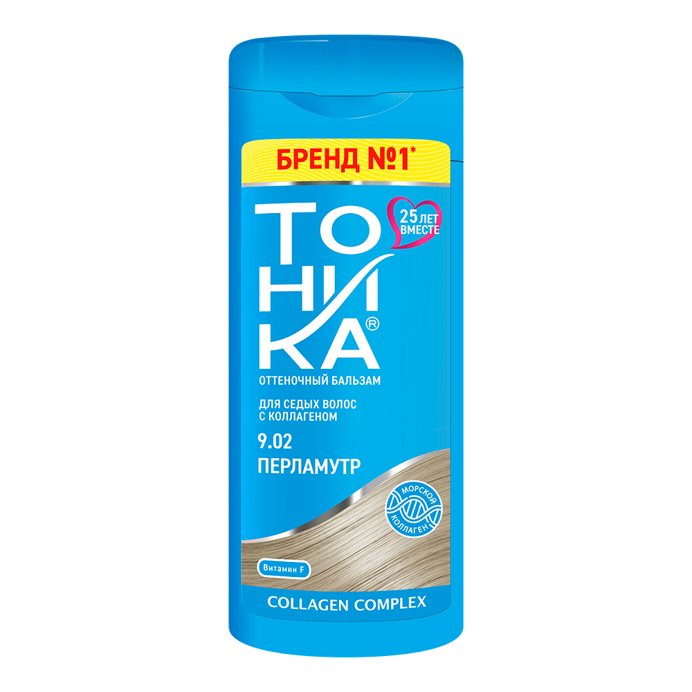 картинка Бальзам для волос оттеночный Роколор Тоника тон 9.02, перламутр, 150 мл 