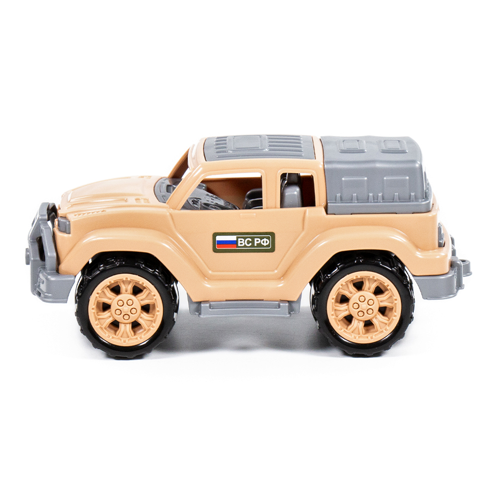 картинка Машина 83661 Полесье Джип сафари Легионер-мини №1, 3+ в сеточке, 21,8x12x9,5 см, пластмасса 