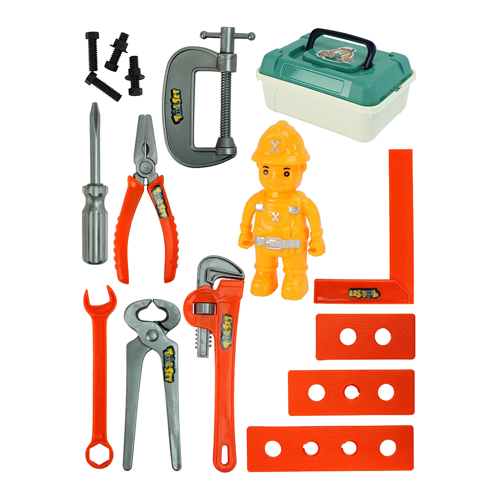 картинка Набор Y17996019-1 инструментов Юный мастер, 17 предметов, в ящике 