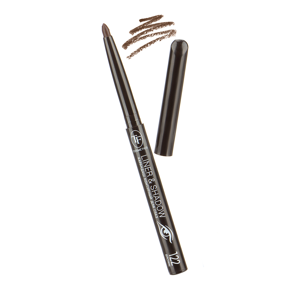 картинка Карандаш для глаз Triumf автоматический CU19, коричневый, тон 122 