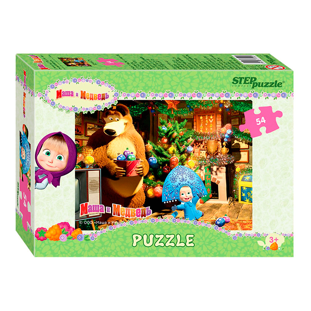 картинка Пазл 780358 Маша и Медведь, 54 элементов 
