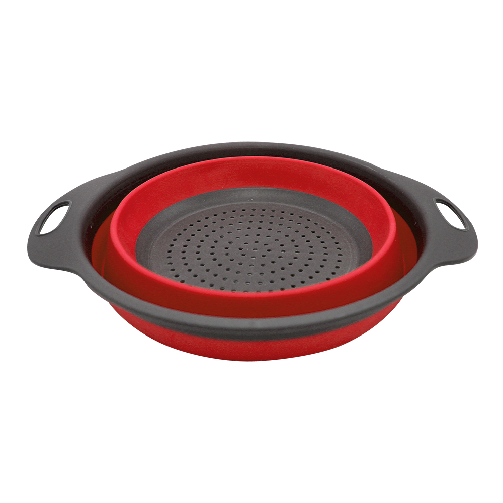 картинка Дуршлаг KAS-02 диаметр 19 см, силикон, цвет в ассортименте 