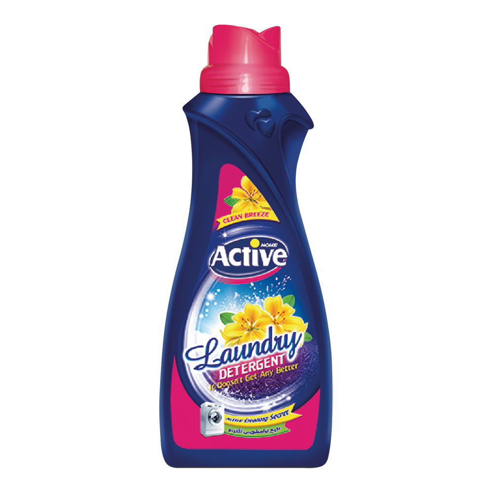 картинка Гель для стирки Active Clean Breeze универсальный, Степные цветы, 1 л 