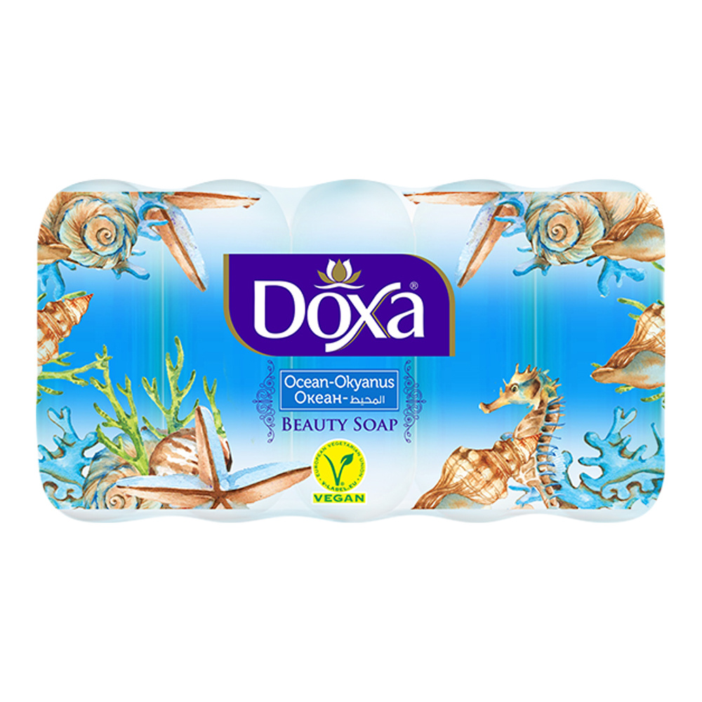 картинка Мыло туалетное DOXA ECOPACK Океан 60 гр, 5 шт 