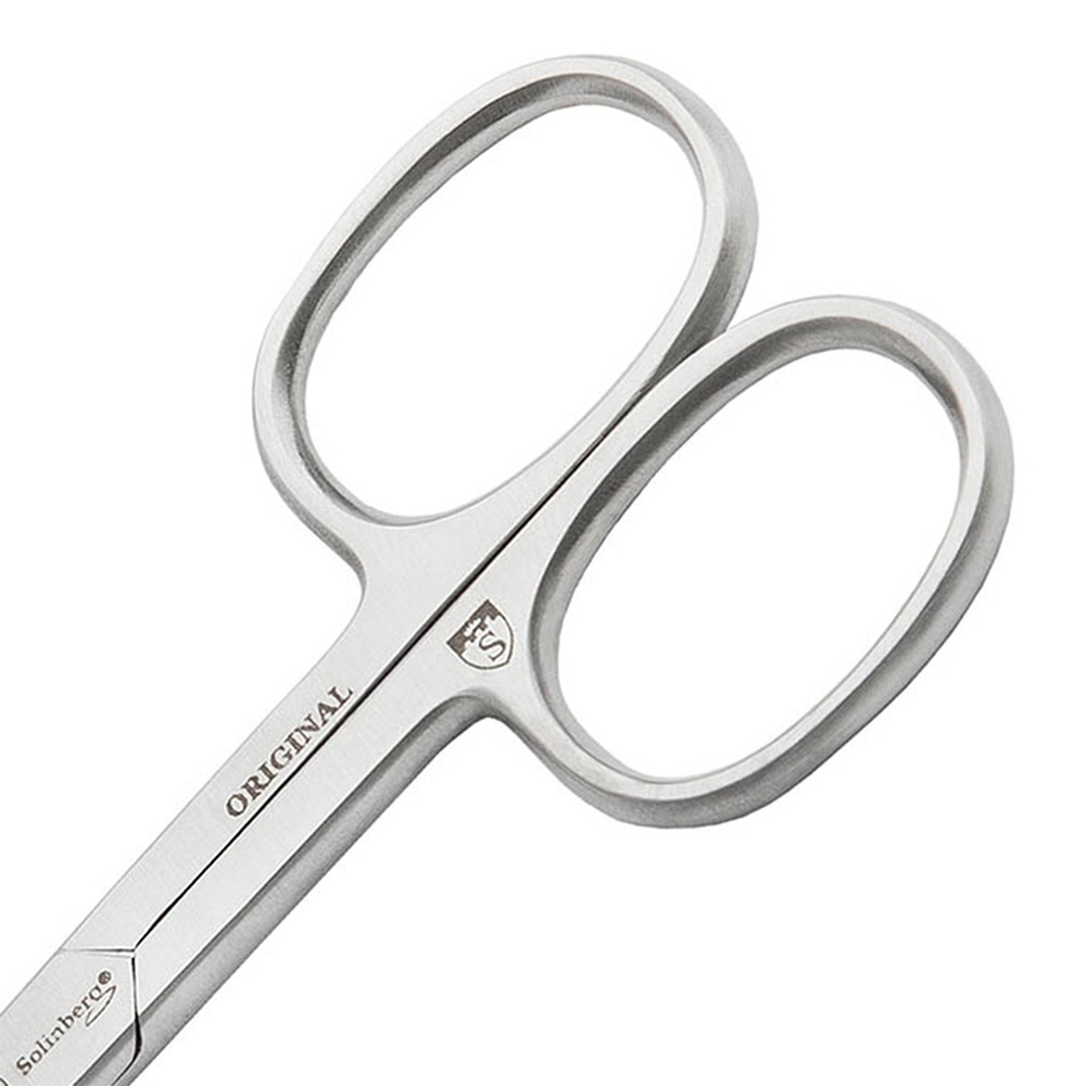 картинка Ножницы маникюрные Solinberg 212a-63600/2 Classic Line, ногтевые, лезвие 32мм, матовые 