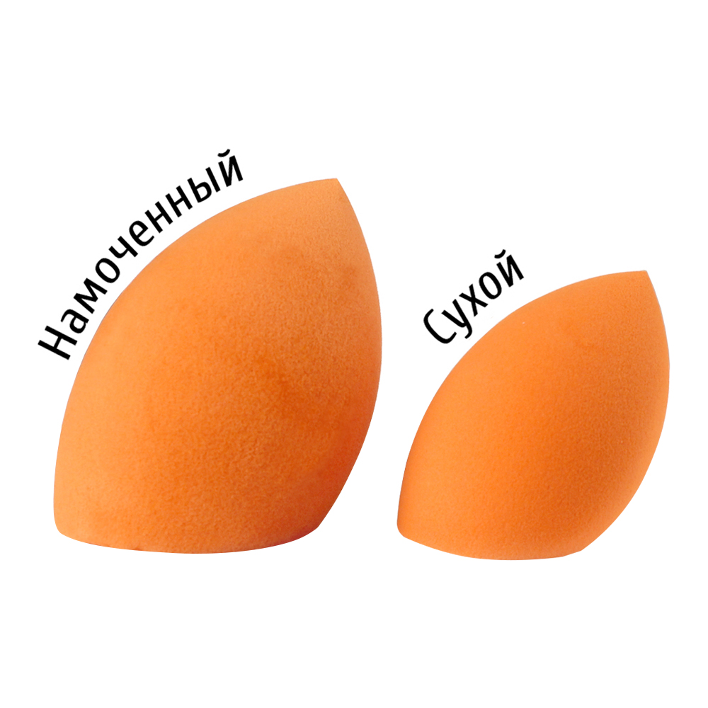 картинка Спонж для макияжа Triumf CTT49 для нанесения и корректировки макияжа, скошенный, 1 шт 