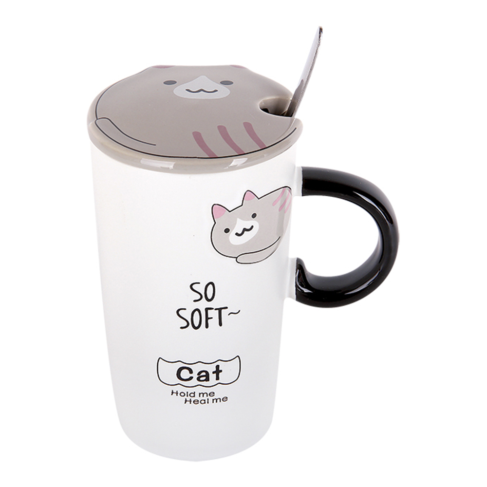 Кружка заварочная 5125 Теплые коты 4 дизайна, 350 мл