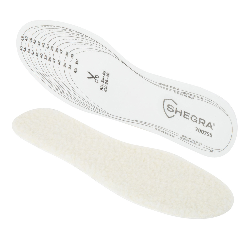 картинка Стельки для обуви 700755 универсальные, зимние, размер 34-45 