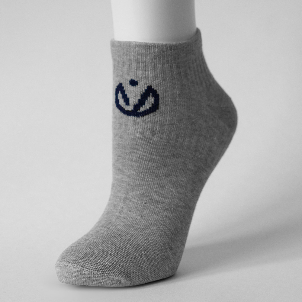 Носки женские Oemen C300-4 хлопковые, спортивные, размер 25, серый