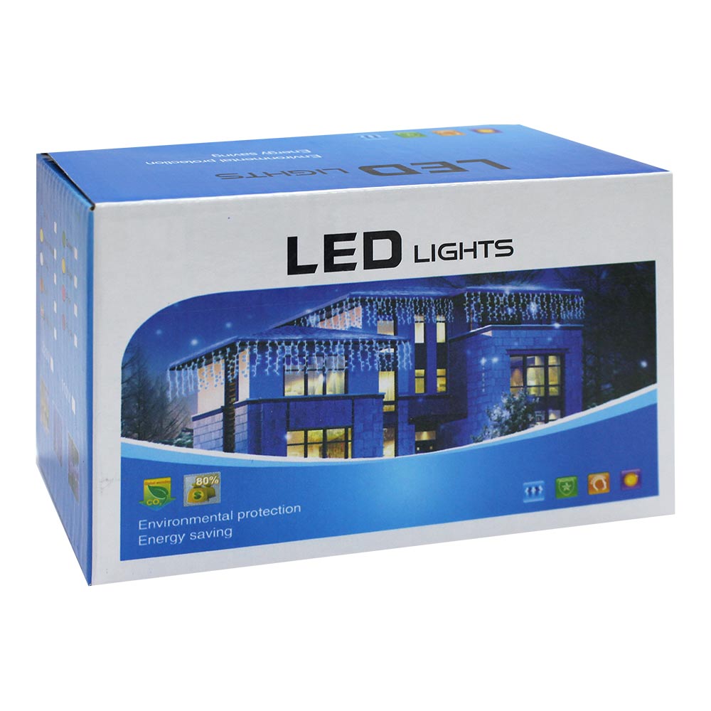 Новогодняя Гирлянда GR22-04 электрическая , занавес 0,6*1,5 м, 120 лампочек