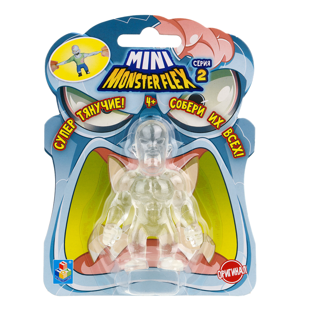 картинка Игрушка Т23838 MONSTER FLEX мини,тянущаяся фигурка, 7 см в ассортименте 