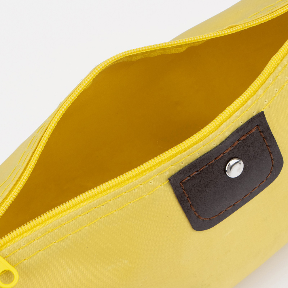 картинка Косметичка 130729 на молнии 17*11 см, нейлон, желтый 