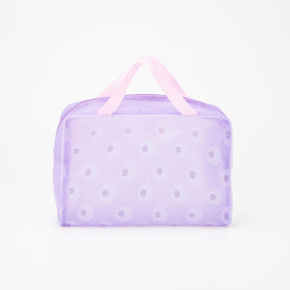 картинка Косметичка 675951 на молнии, сиреневый 