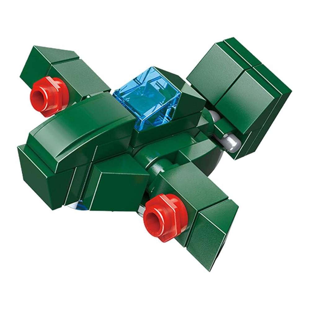 картинка Конструктор Qman 5195417 Транспорт, 10 видов, 31 - 36 деталей 