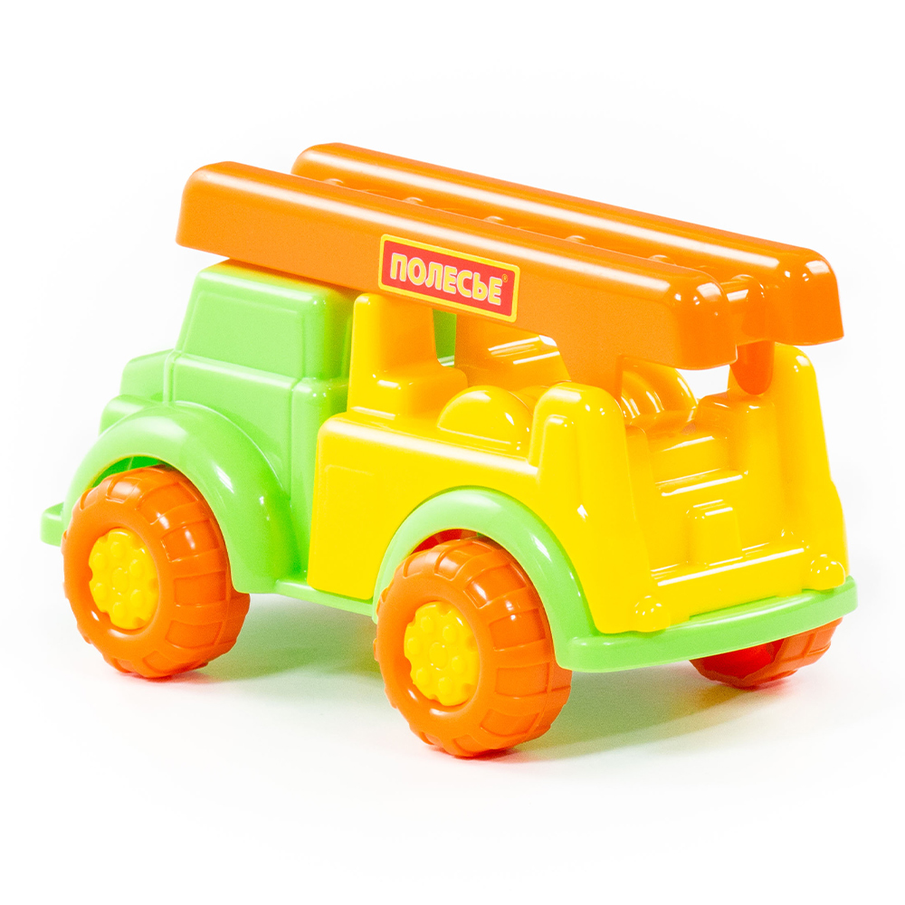 картинка Машина 4724 Полесье пожарная, Антошка 3+, 16,5x8,5x8,5 см, пластмасса 