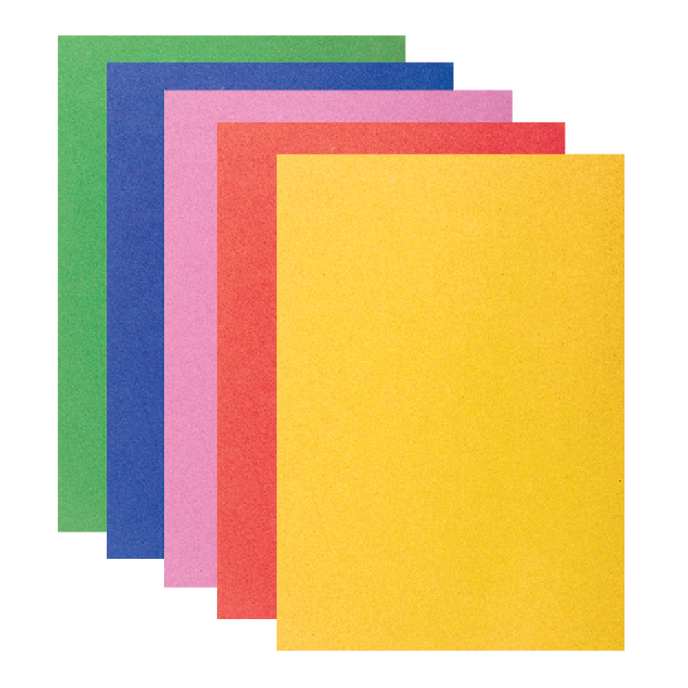 Бумага цветная Brauberg 124727 Бархатная самоклеющаяся, 5 листов 5 цветов А4 см