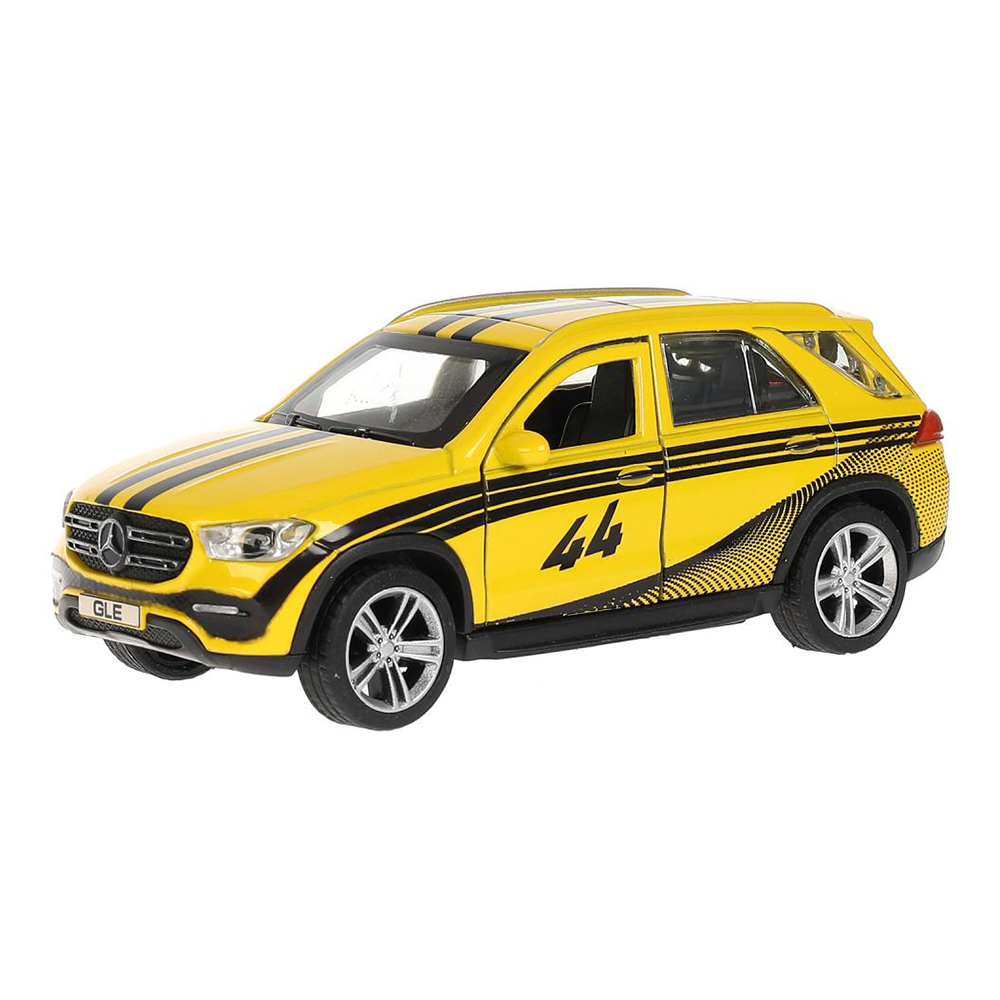 картинка Машина GLE-12SRT-YE Технопарк Mercedes-Benz GLE 2018 СПОРТ, инерционная, 12 см, пластмасса + металл 
