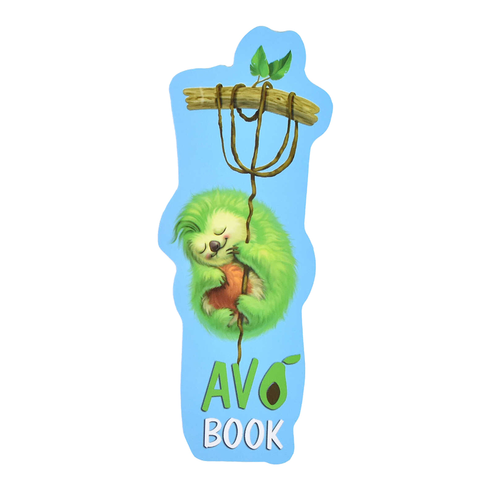 Закладка для книг Феникс 61191 фигурная вырубка, Сонный пушистик 57*140 мм