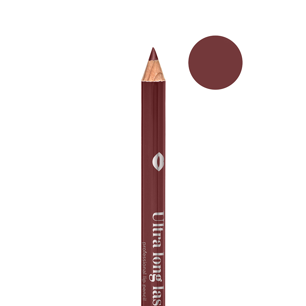 картинка Карандаш для губ Parisa дерево, марсала, тон 421 