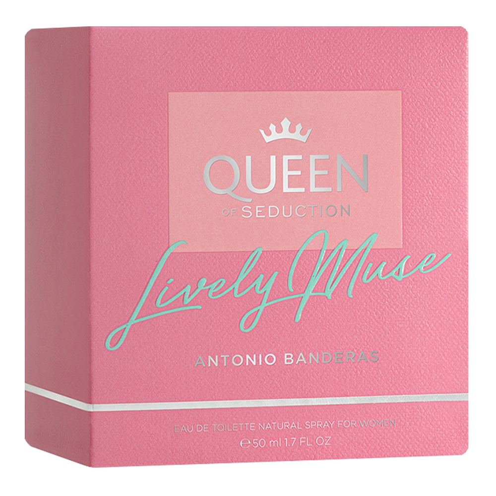 Antonio Banderas Queen of Seduction Lively Muse, цветочный аромат, женская, 50 мл