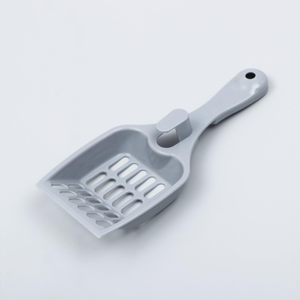 картинка Совок Пижон 7315479 для кошачьего туалета 22,5*9,5*4 см серый 