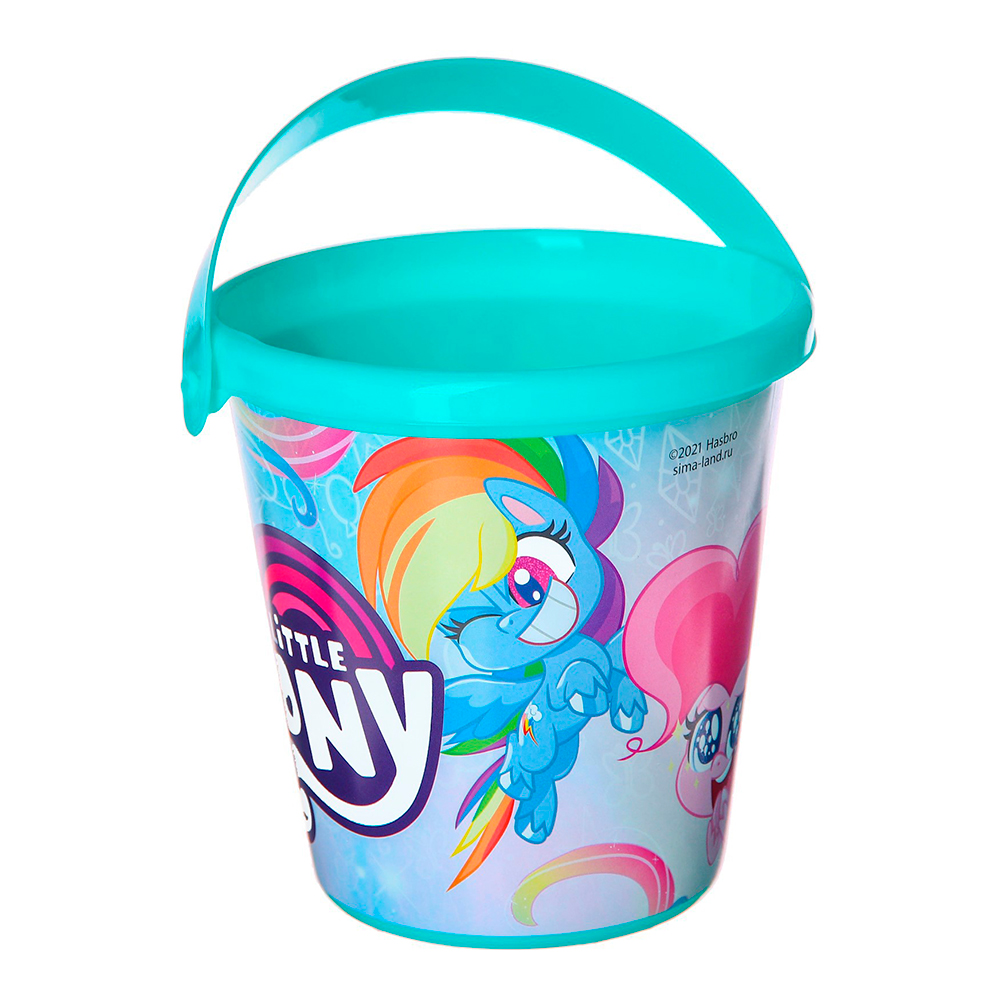 картинка Ведро 7611878 Hasbro для игры в песке, My little pony, в ассортименте, 1 л 