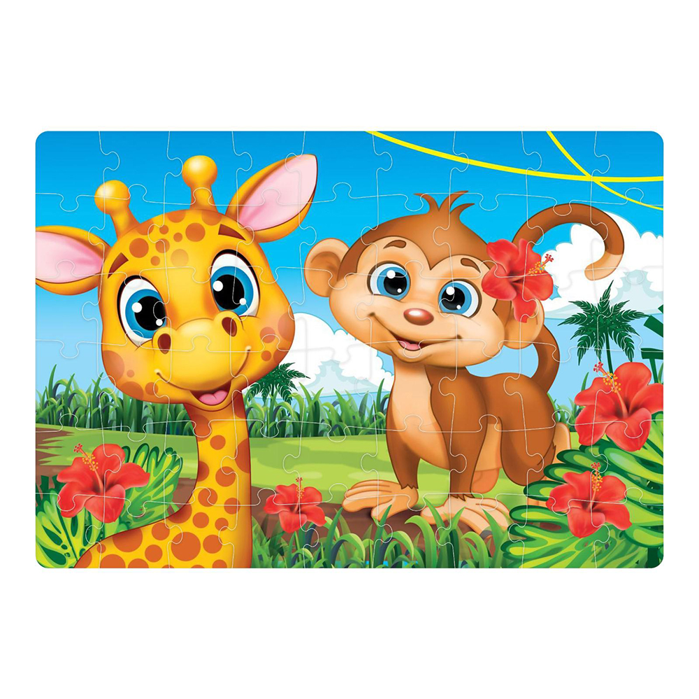 картинка Пазл Puzzle Time 7018738 Веселые приключения, 54 элемента 