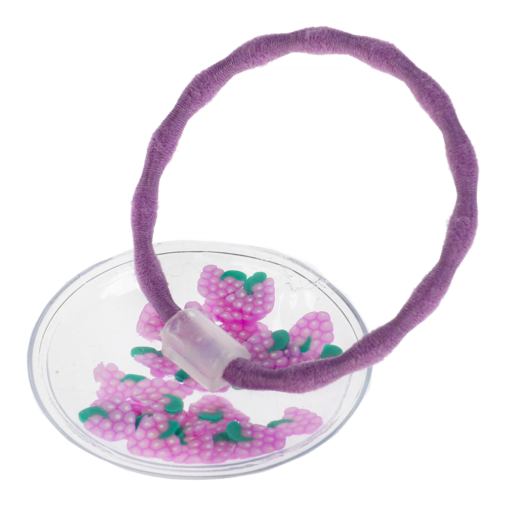 картинка Набор для волос Милая ледиTHINHAIRELASTIC-D2-EN4 Энчантималс резинки, виноград, 2 шт 