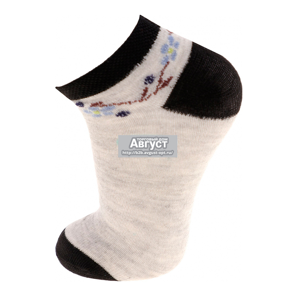 Носки детские спортивные для девочек С001, размер 30-35