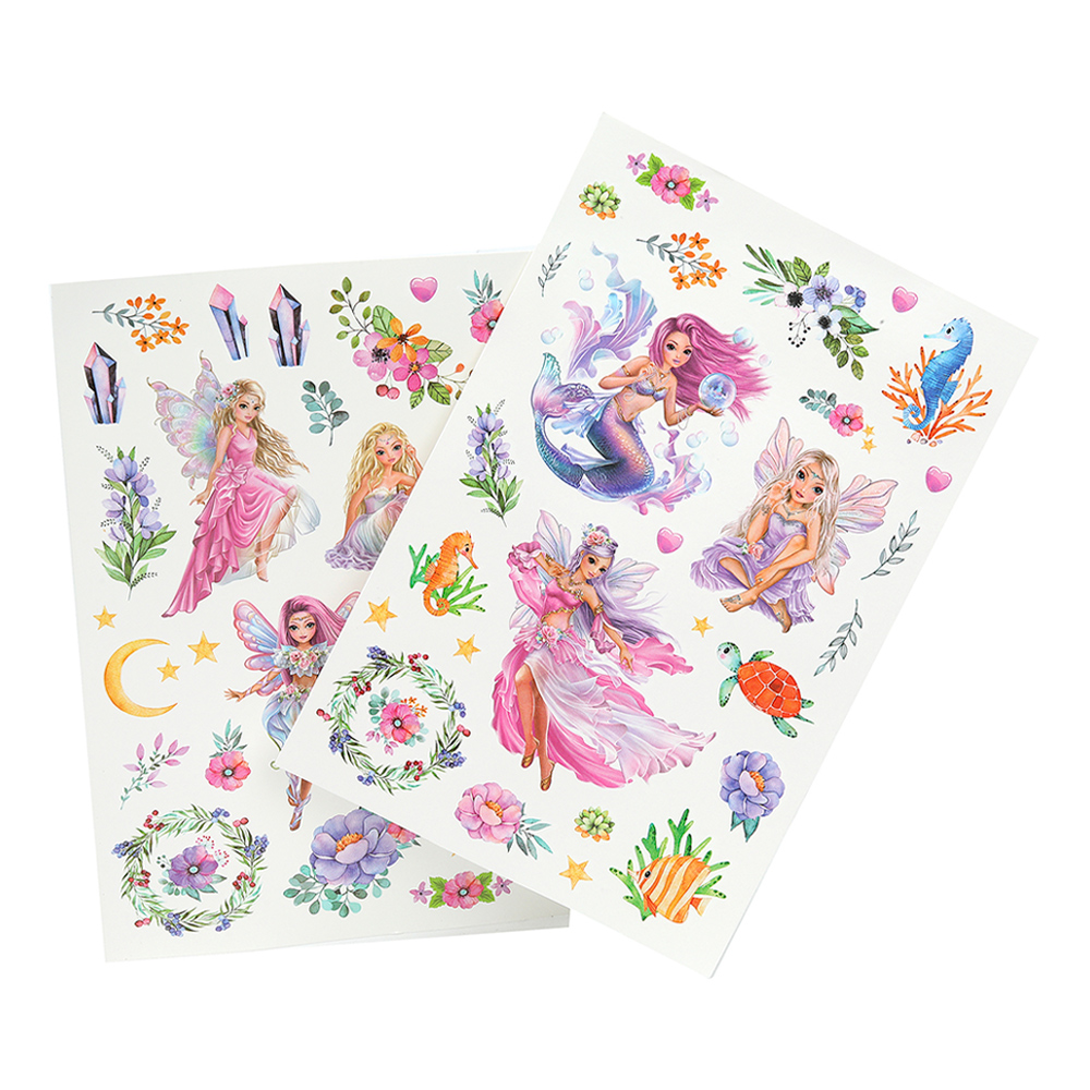 картинка Набор для творчества MultiArt TATTOO-TOPF (200) переводные татуировки Супер модель 