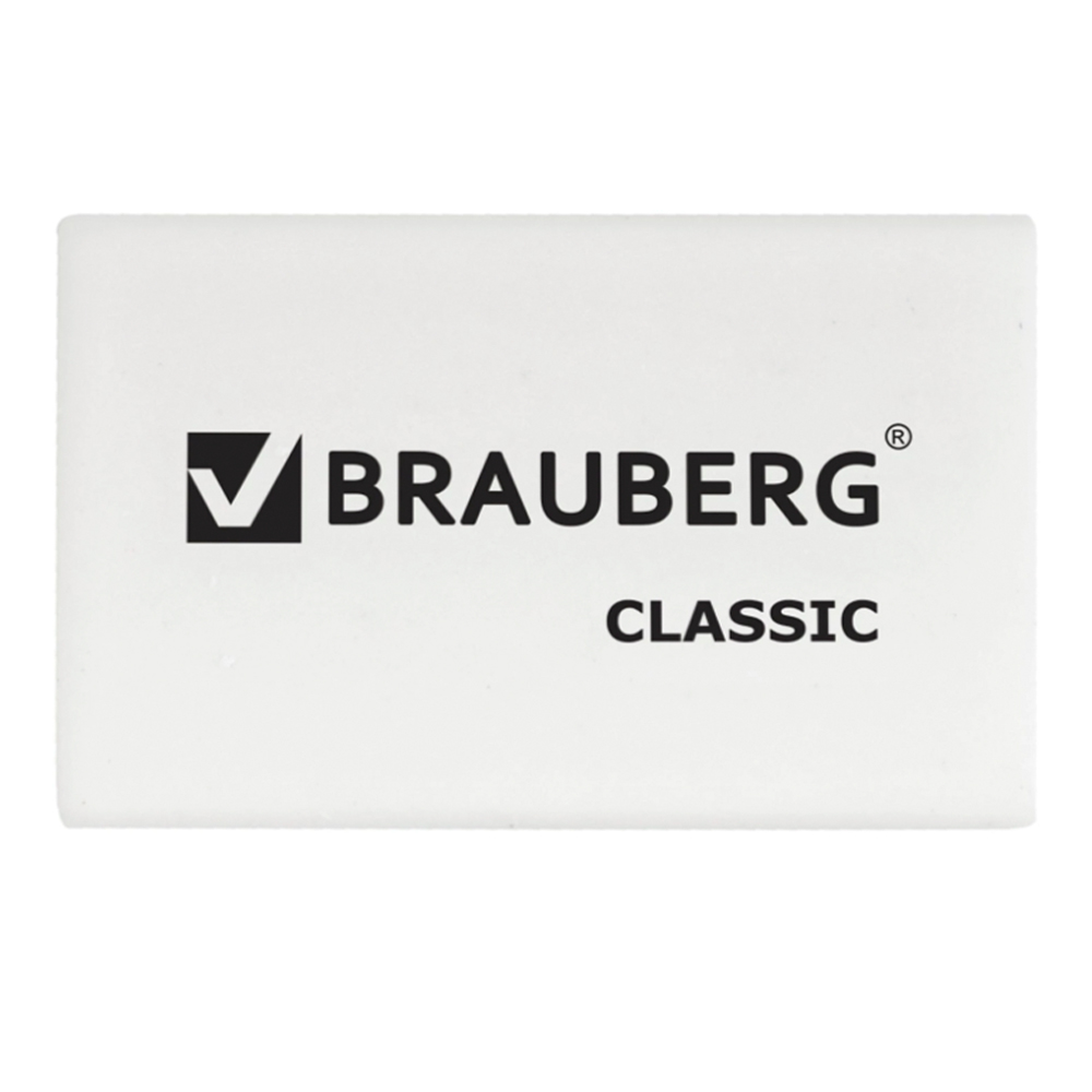 Ластик Brauberg белый