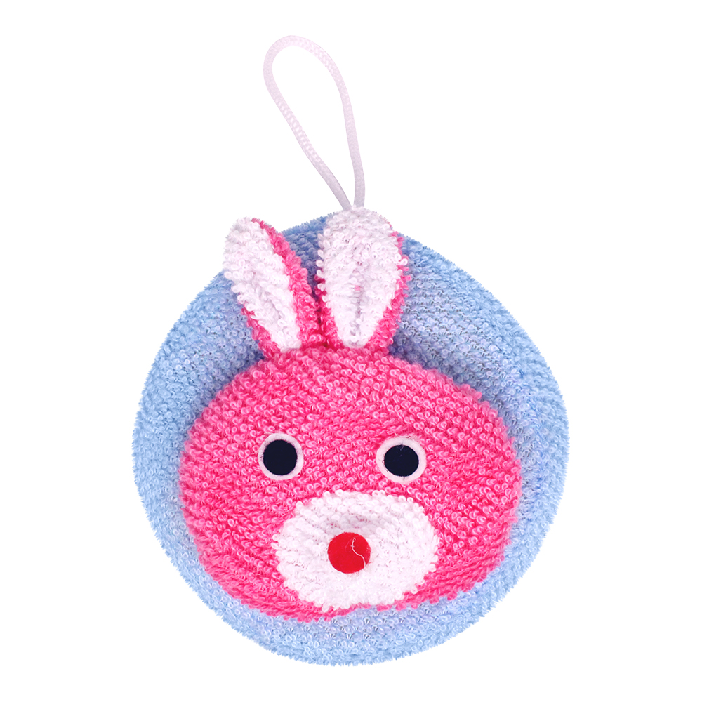 картинка Мочалка для тела ADT-01 Зверушки, 10*5 см 