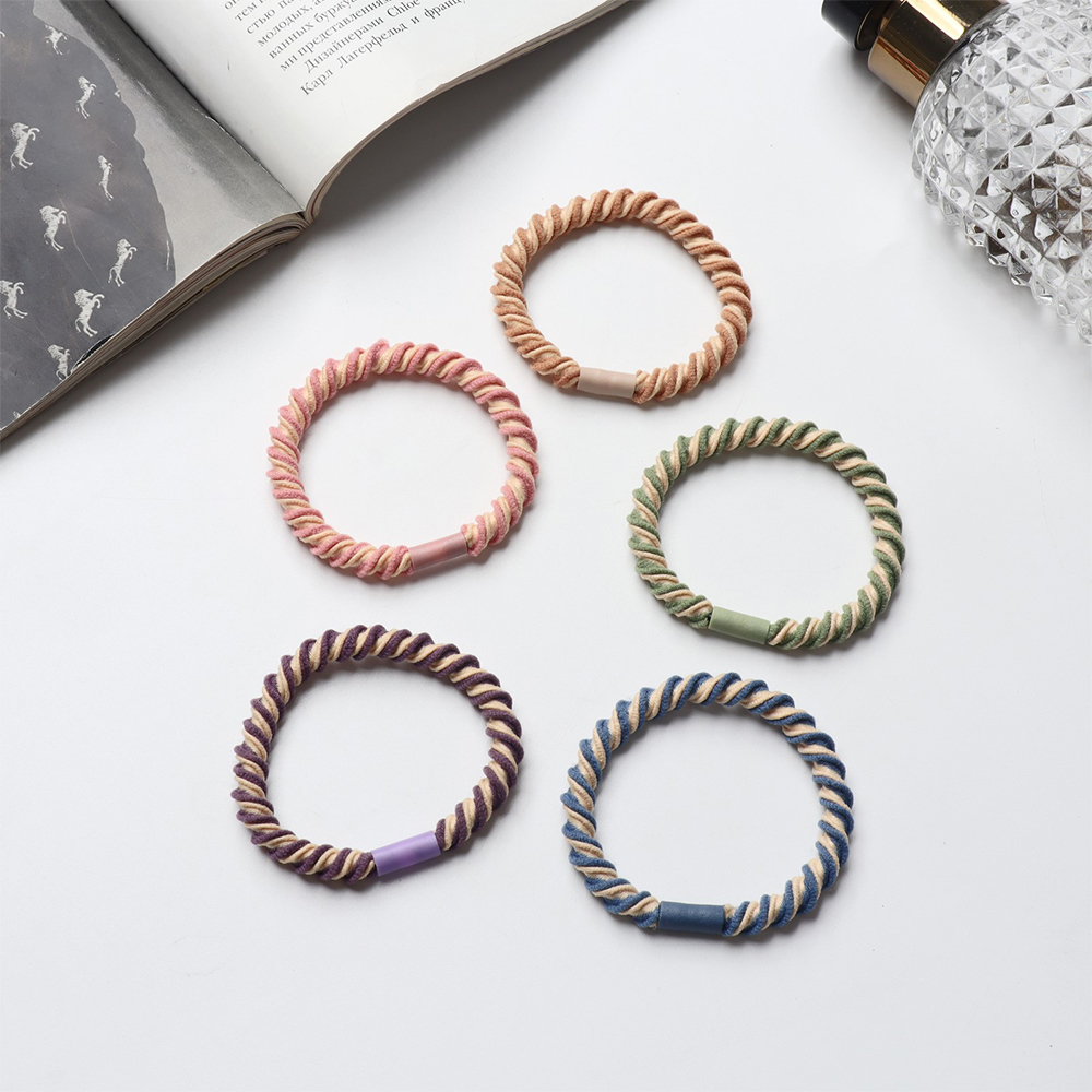 картинка Резинка для волос 9789612 Спорт классика спиралька, 5 см, в ассортименте 