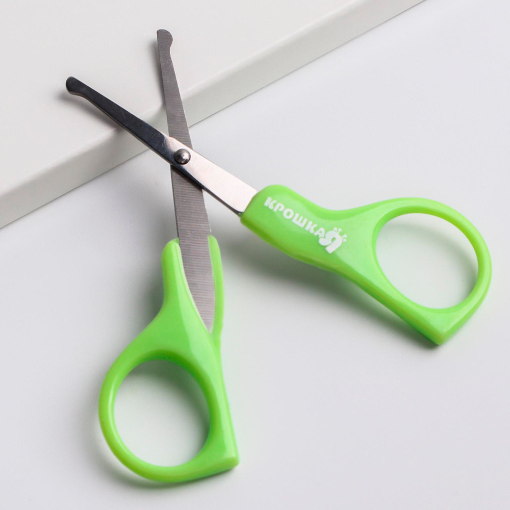 картинка Ножницы маникюрные 3612523 детские, цвет микс 