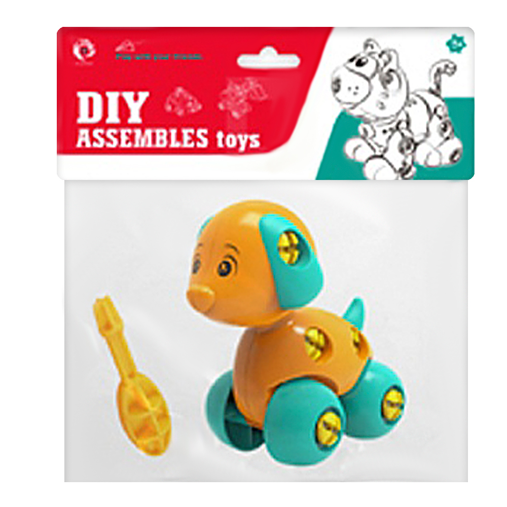 картинка Конструктор 2956122 Собака, в наборе отвертка, 11,5*11,4 см 