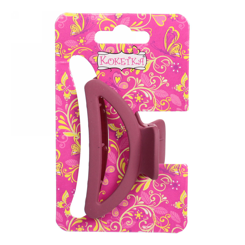 картинка Краб для волос 746-306 Style Matte, трапеция 6,5 см, в ассортименте 