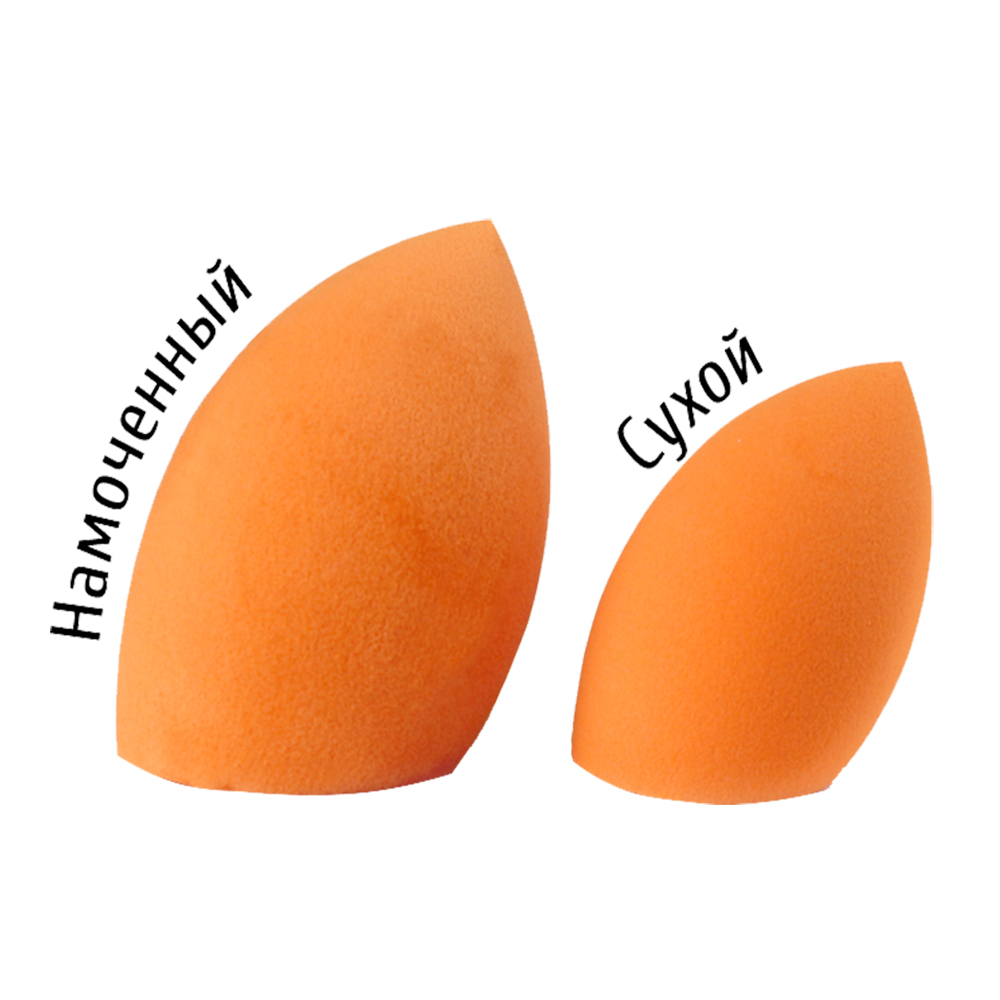 картинка Спонж для макияжа Triumf CTT50 для нанесения космет. средств, круглый и прямоуг, 2 шт 