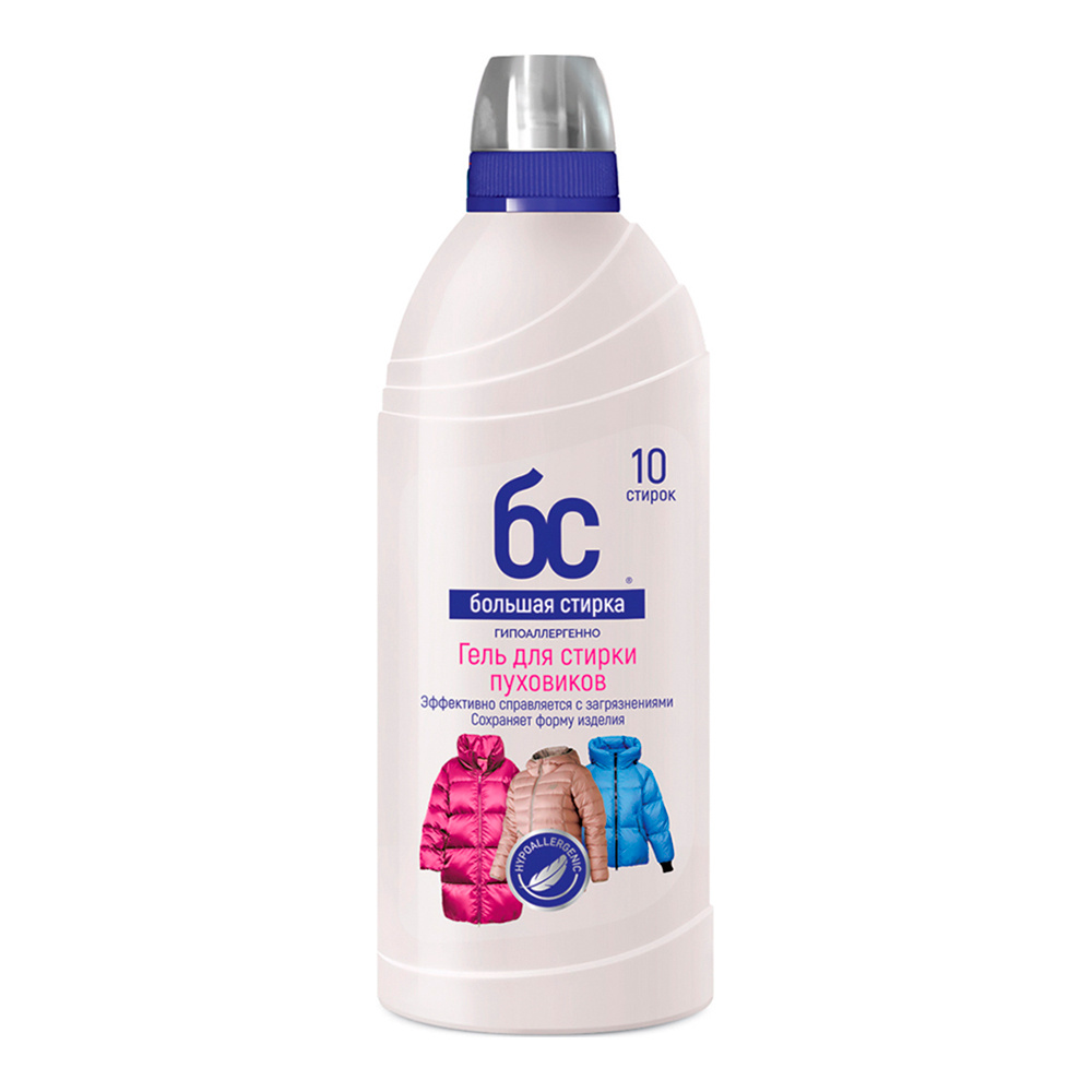 картинка Гель для стирки Большая стирка для изделий из мембранных тканей и пуховиков, 500 мл 