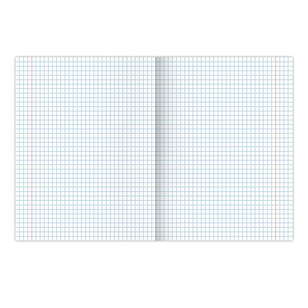 Тетрадь 107125 24 листа, клетка, зеленая обложка, 1 шт