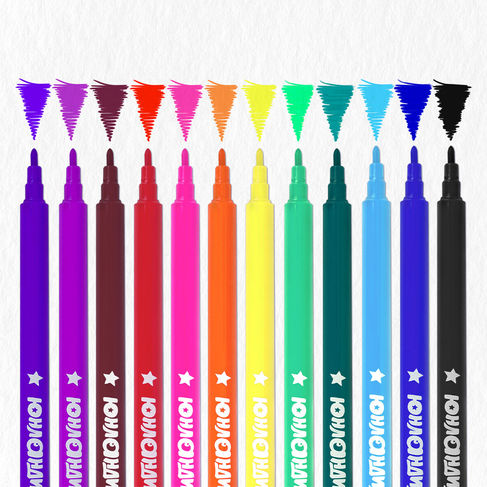 Фломастеры Юнландия 152478 Классные, 12 цветов