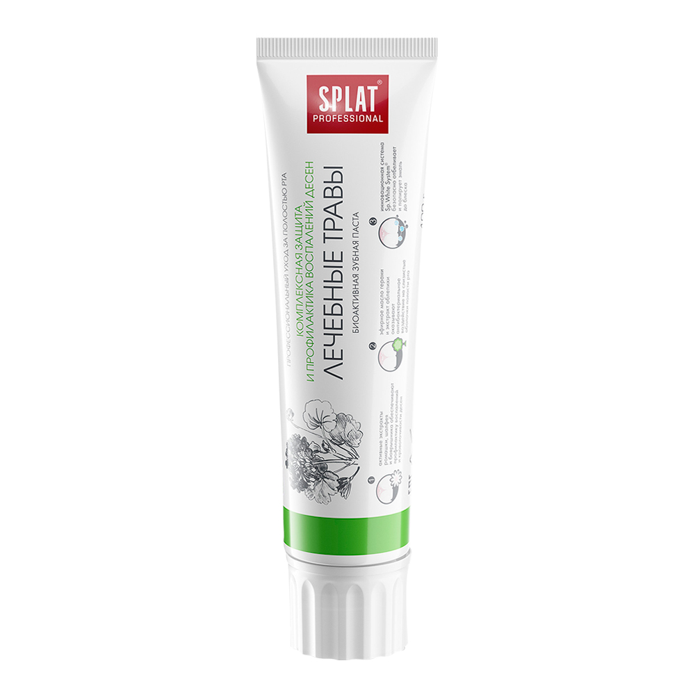 картинка Зубная паста Splat Professional Лечебные травы, 100 г 