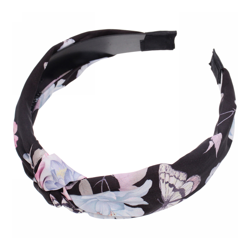картинка Ободок для волос 333-377 Beauty Gallery - Flower 2,8 см, в ассортименте 