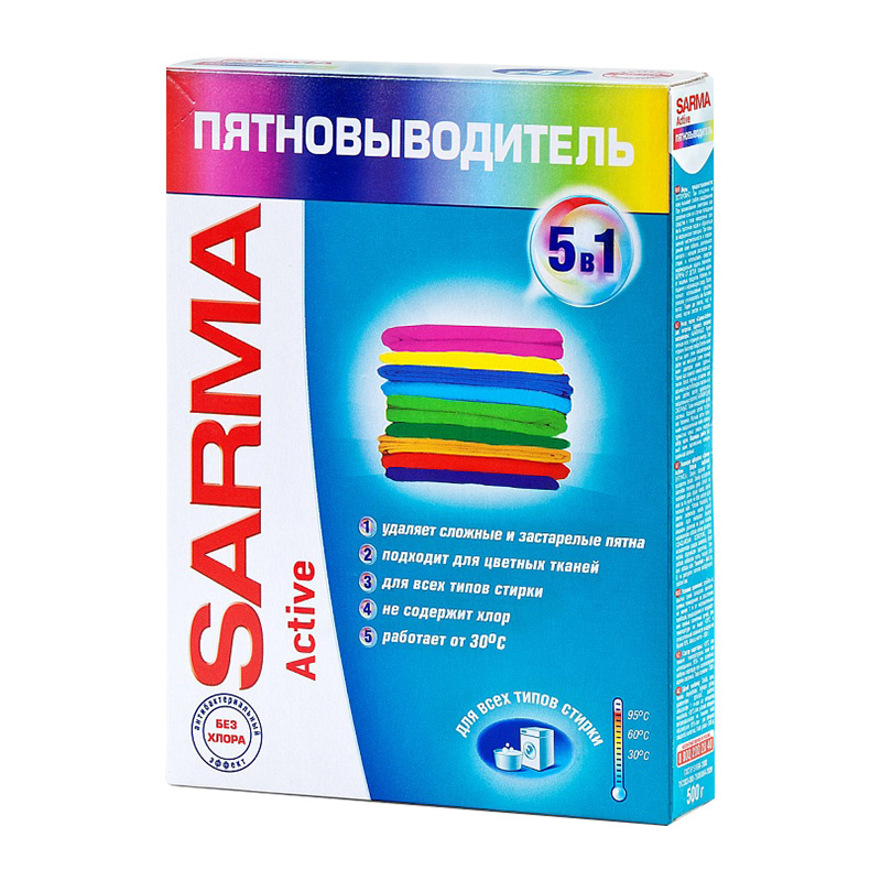 картинка Пятновыводитель Sarma Fcteve порошок, 500 г 