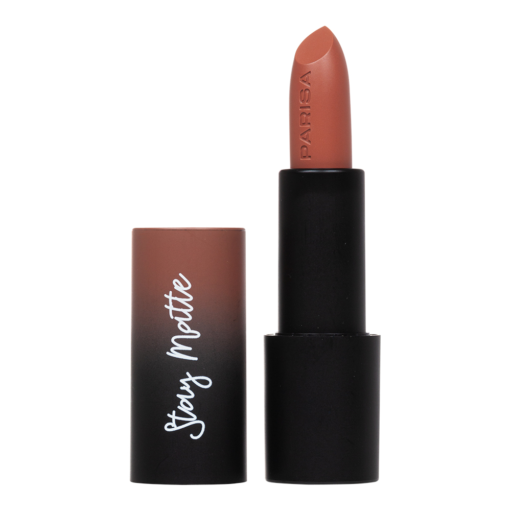 картинка Помада для губ Parisa Stay Matte L-08, Крем-карамель, тон 04 