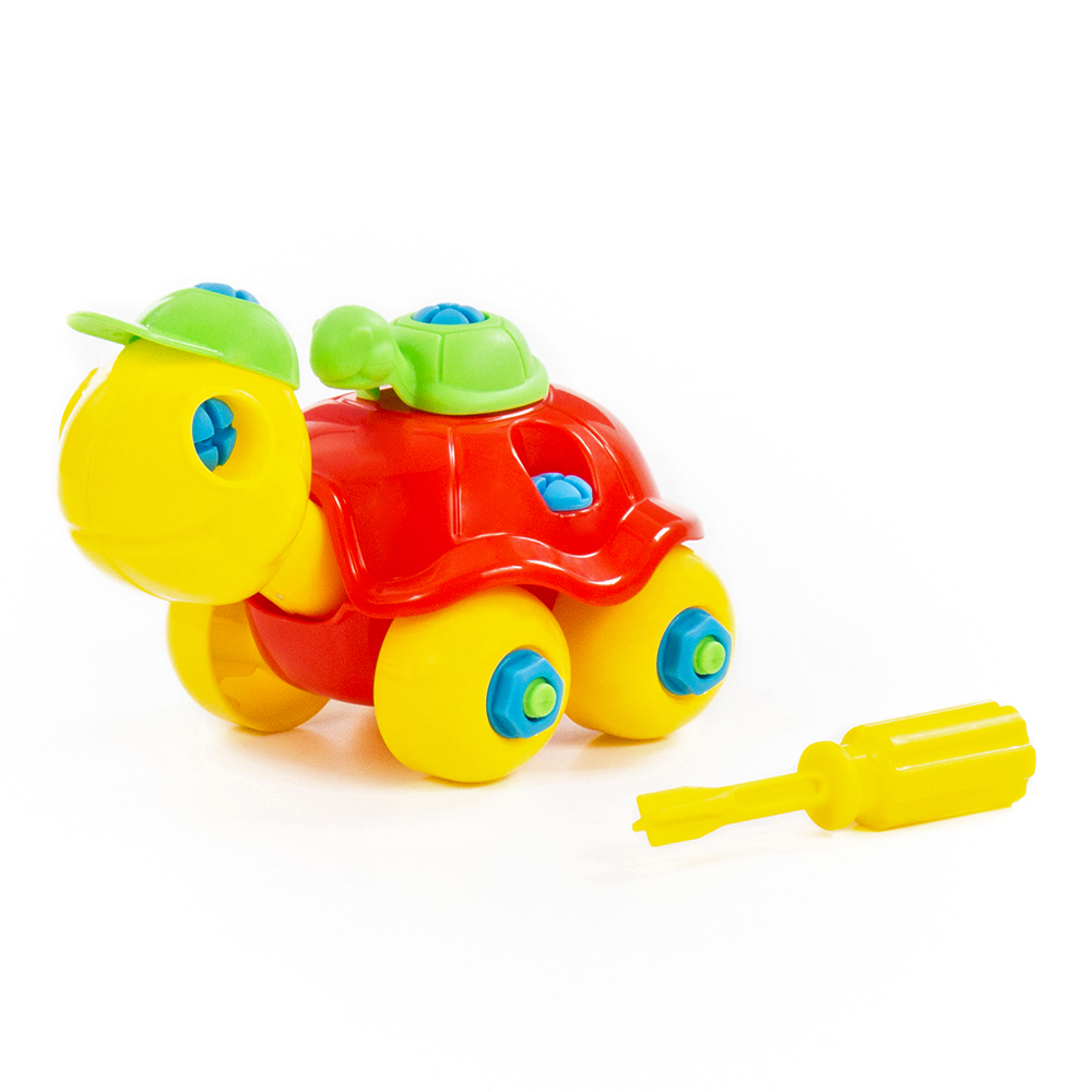 картинка Конструктор Полесье 83555 Черепашка 24 детали 