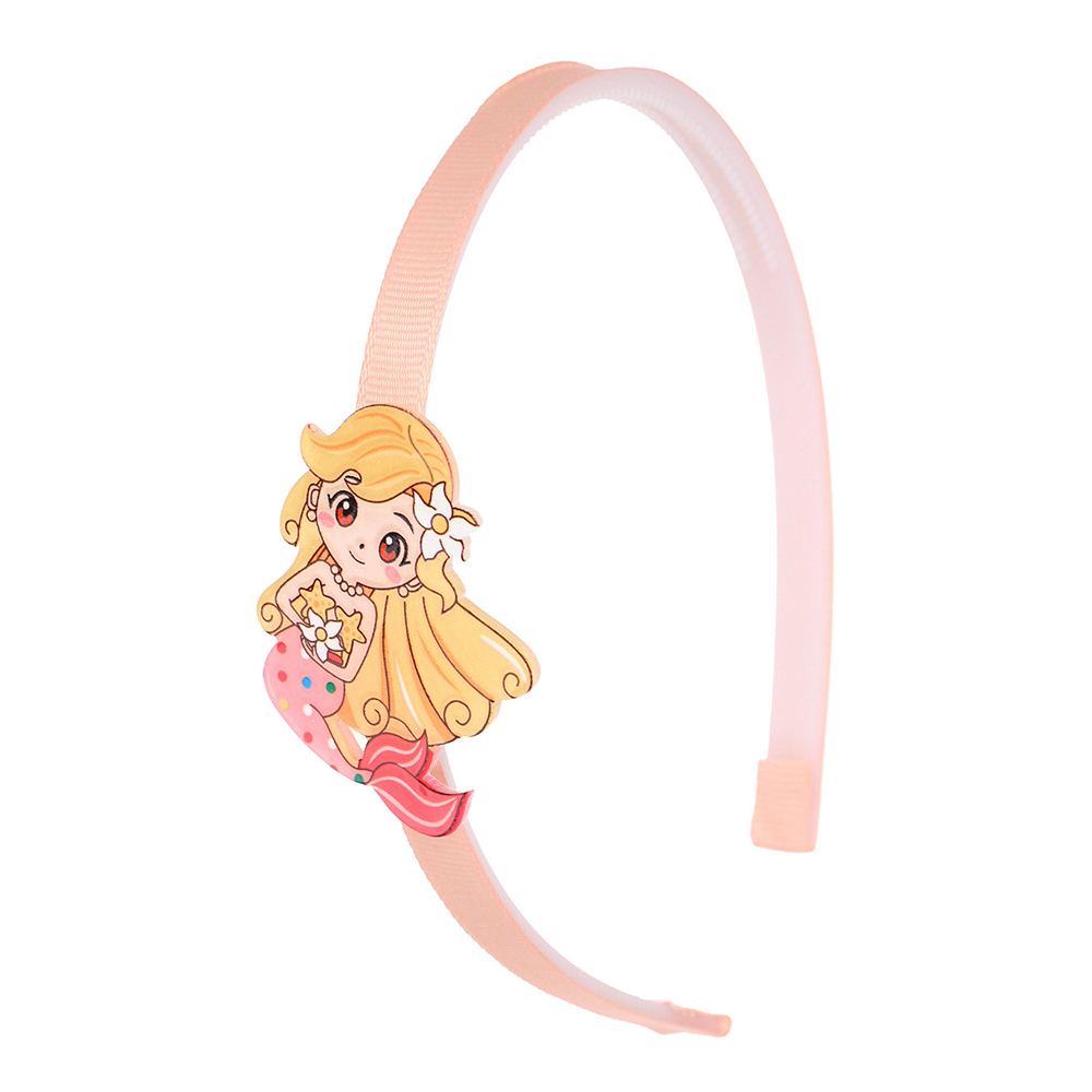 картинка Ободок для волос Розовое облако365-423 Русалочки, 1 см, в ассортименте 