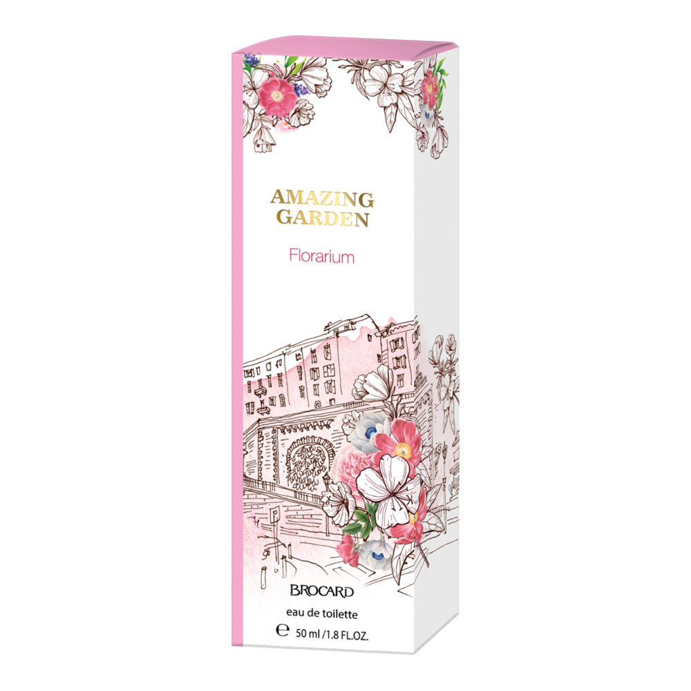 Туалетная вода Удивительный Сад Флорариум аромат цветочный, женская, 50 мл