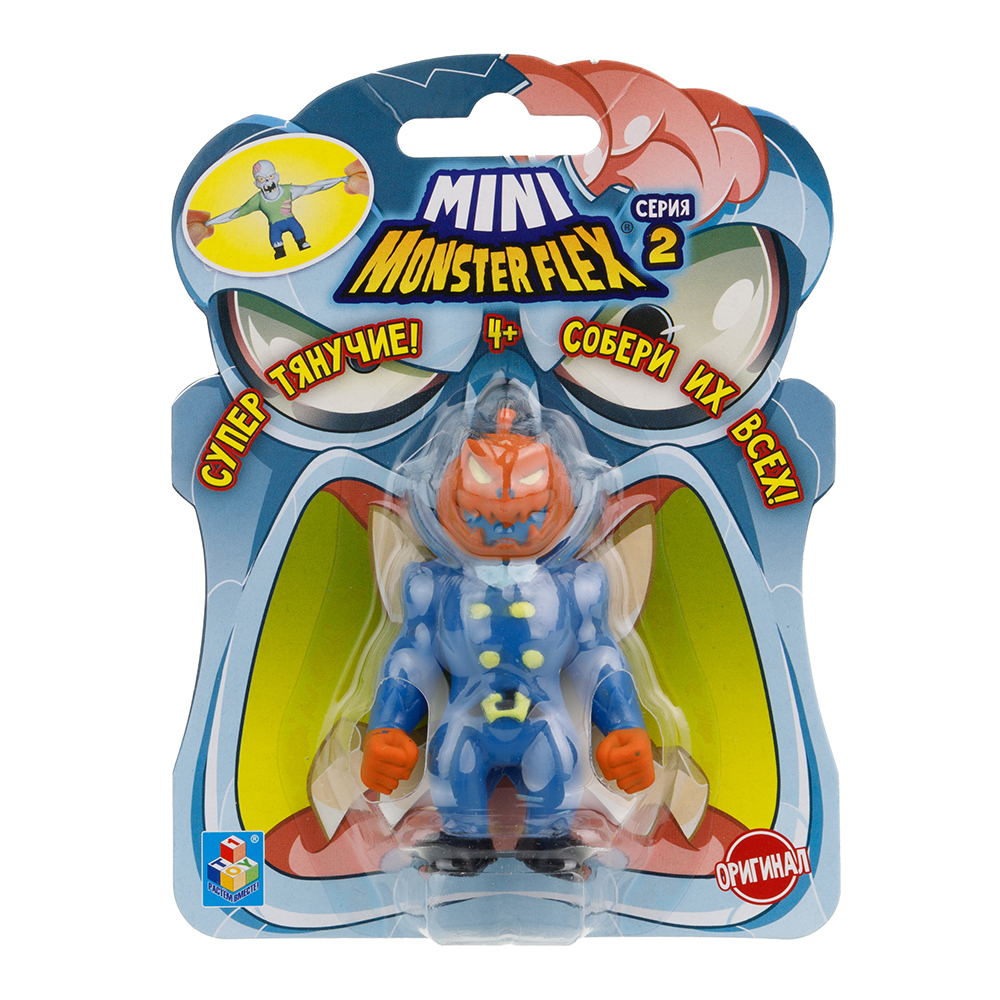 картинка Игрушка Т23838 MONSTER FLEX мини,тянущаяся фигурка, 7 см в ассортименте 